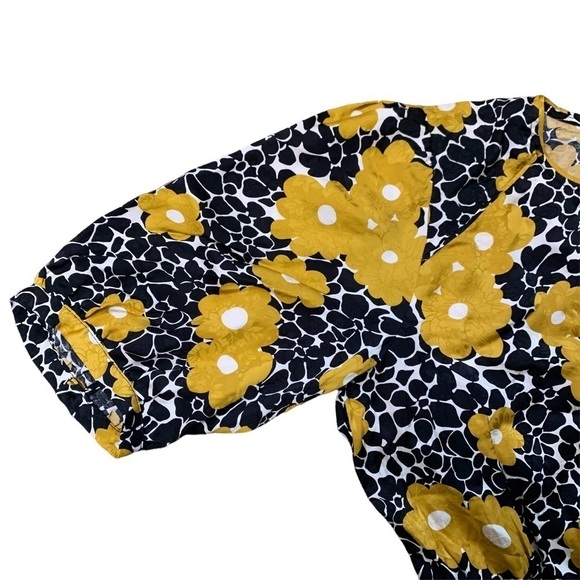 ba&sh NWT Robe Bonie In Color Curry Belt Not Included Retro Floral Print - Picture 12 of 16